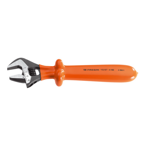 Clé à fourche à rouleaux Facom isolée 1000V 44 mm