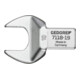 Clé à fourche d'insertion 7118-18 18mm 14x18 mat chromé CV GEDORE