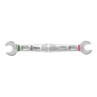 Clé à fourche double Wera 6005 Joker, 8 x 9 x 122,2 mm