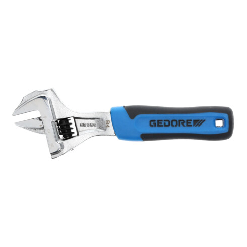 Clé à fourche Gedore, réglable, chromée avec poignée 2K