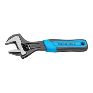 Clé à fourche Gedore, réglable, phosphatée avec manche en plastique