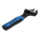 Clé à fourche Gedore 6", réglable, phosphatée avec manche en plastique