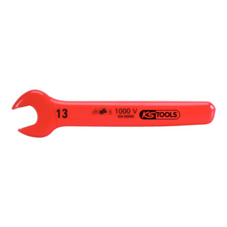 Clé à fourche KS Tools avec isolation de protection, 5/16".