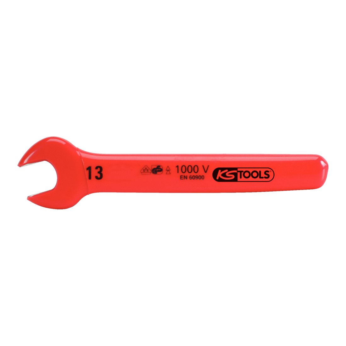 Clé à fourche KS Tools avec isolation de protection, 7/16".