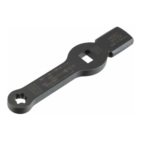 Touche de sonnerie HAZET TORX® avec 2 faces de sonnerie 2872