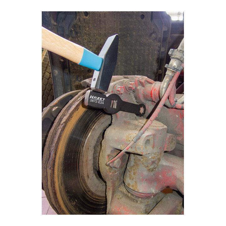 Clé à frapper TX avec 2 surfaces de frappe 2872-E18 E18 HAZET