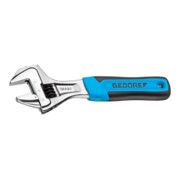 Clé à fourche Gedore, réglable, chromée avec poignée 2K-1