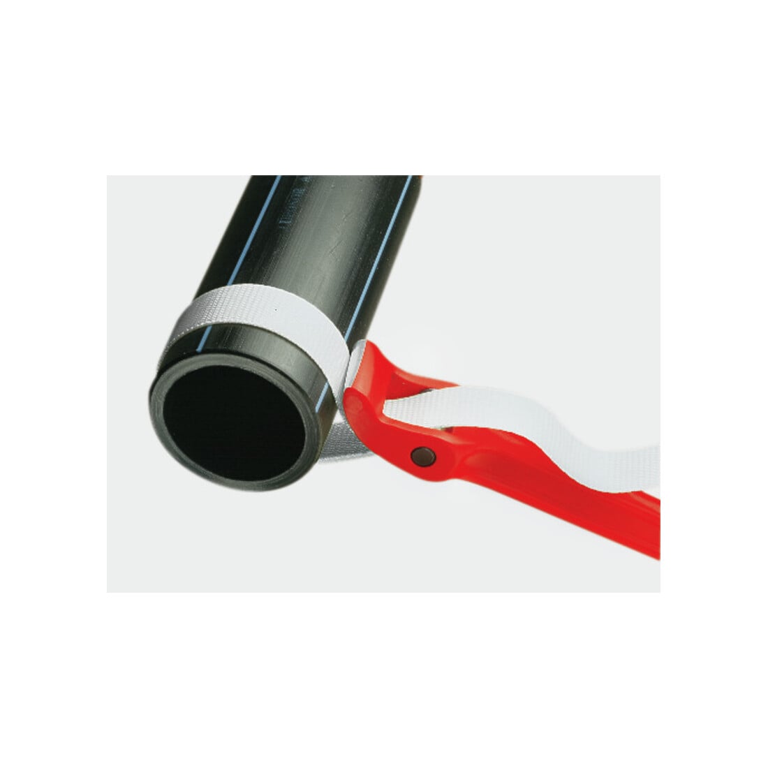 Clé à sangle L. 300 mm D. tube max. 89 mm L. sangle 137 mm l. de bande 32 mm ROT