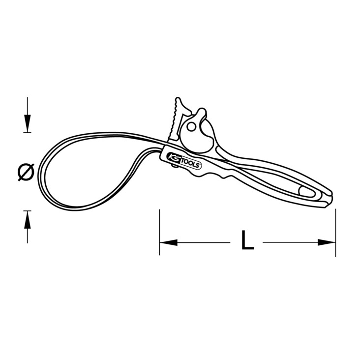 Clé à sangle Ø 140mm
