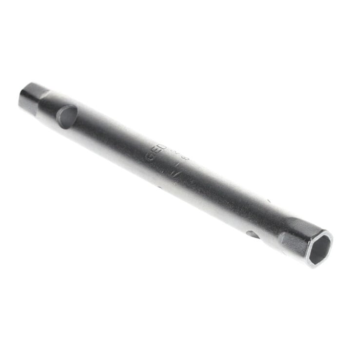 Clé à tube double 26 R ouv. de clé 6 x 7 mm L. 110 mm perçages-D. 5,5 mm chromé GEDORE