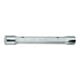 Clé à tube double 626 ouv. de clé 10 x 11 mm L. 120 mm massif perçages-D. 9