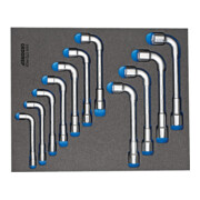 Clé à tube double Gedore dans le module Check-Tool, 11 pcs-1