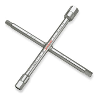 Clé cruciforme sanitaire 220 x 220 mm 10 fonctions ROTHENBERGER