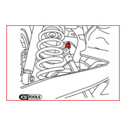 Clé de carrossage 1/2" pour VAG-5