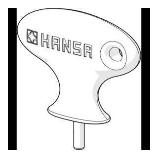 Clé de déverrouillage Hansa