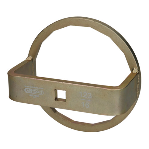 Clé de filtre à huile 1/2" pour Fuso, Ø 123 mm / 16 surfaces KS Tools
