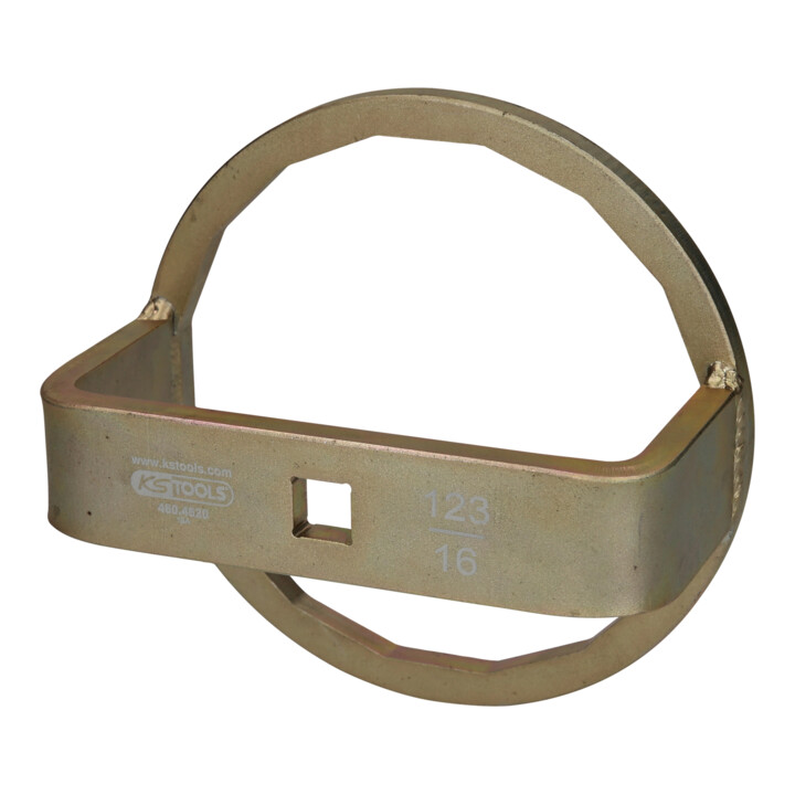 Clé de filtre à huile 1/2" pour Fuso, Ø 123 mm / 16 surfaces KS Tools