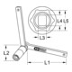 Clé de maintien spéciale pour Volvo, plate/ovale, 18 mm KS Tools-3