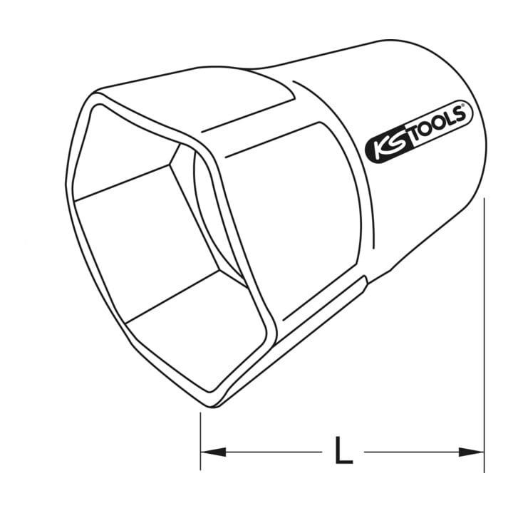Clé de mantenance urée pour réservoirs et filtres AdBlue® 45,5 mm  KS Tools