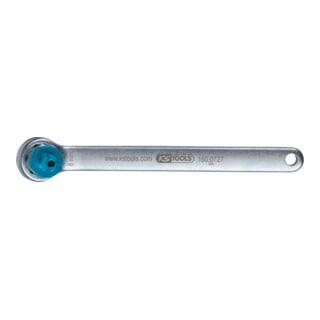 Clé de purge de frein KS Tools, extra courte, 8 mm, bleue