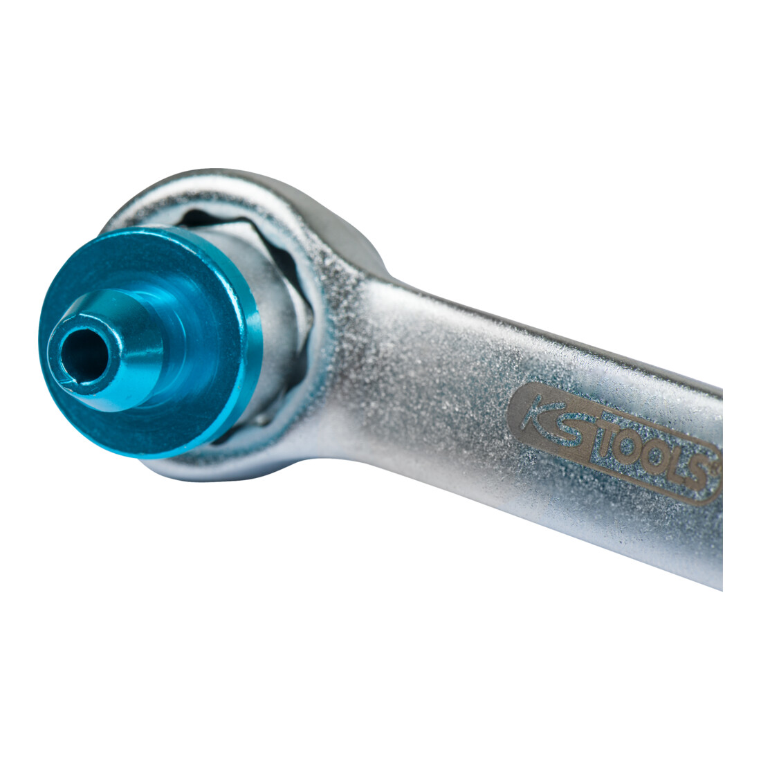 Clé de purge de frein KS Tools, extra courte, 8 mm, bleue