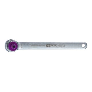 Clé de purge de frein KS Tools, extra courte, 9 mm, violette