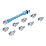 Clé de rayons têtes échangeables pour motocyclettes 10 pièces BGS-4