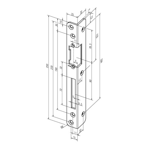 Clé de verrouillage d'angle de sécurité 069 S.3mm STA blanc DIN R