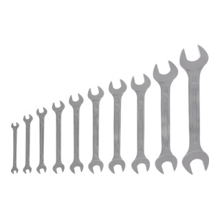 Clé double à fourche Gedore, jeu de 10 pièces 6-32 mm