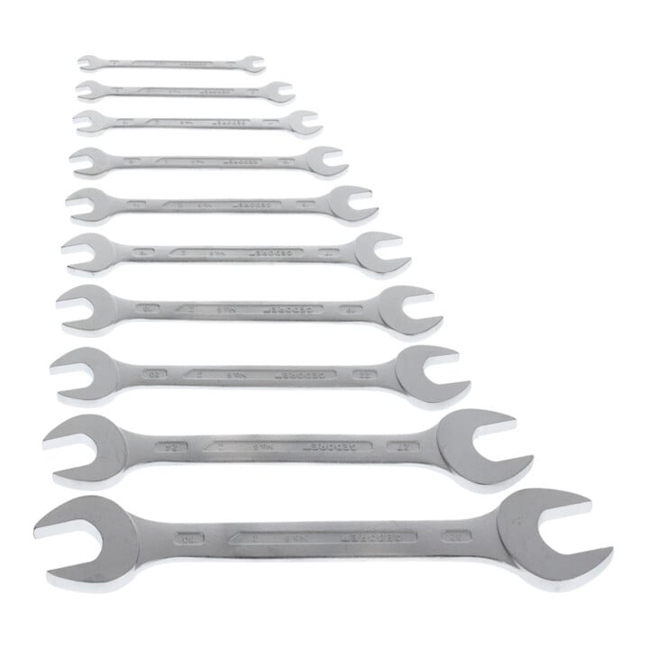 Clé double à fourche Gedore, jeu de 10 pièces 6-32 mm