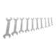 Clé double à fourche Gedore, jeu de 10 pièces 6-32 mm