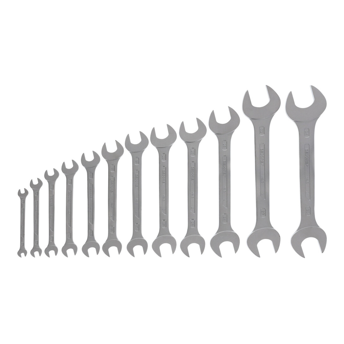 Clé double à fourche Gedore, jeu de 12 pièces 6-34 mm