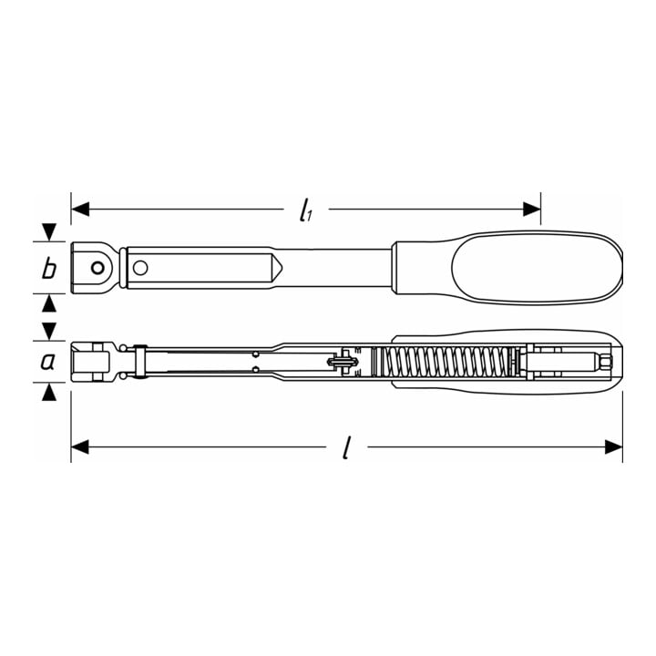 Clé dynamométrique 6391-25 2 – 25 Nm HAZET