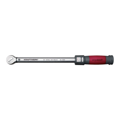 Clé dynamométrique à cliquet Kraftwerk 3/8 pouce 25 - 125 Nm