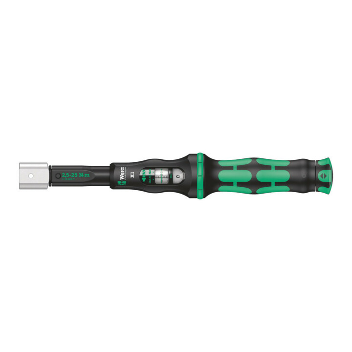 Clé dynamométrique à outil interchangeable Wera Click-Torque X 1, 9x12 x 2.5-25 N m