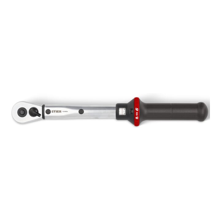 Set STIER Clé dynamométrique à cliquet réversible + STIER Cliquet télescopique réversible 1/2 pouce