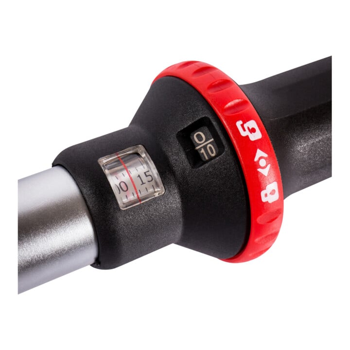 Clé dynamométrique avec cliquet réversible 3/8" STIER, 20-100 Nm