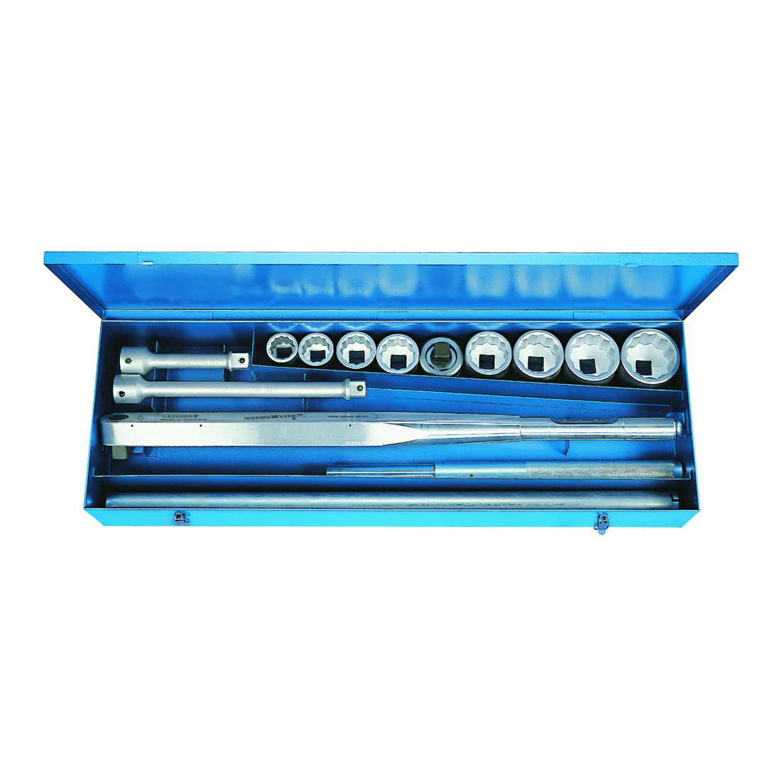 Clé dynamométrique Gedore Dremometer EL 750-2000 Nm avec 2 tubes de rallonge