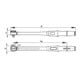 Clé dynamométrique Gedore TF-K50 TF-K50 Torcofix K 3/8" 10-50 Nm