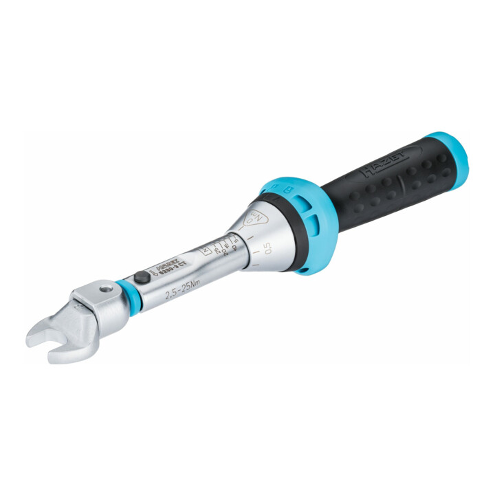 Clé dynamométrique HAZET 5280-3CT Nm min-max : 2.5 - 25 Nm Tolérance : 3% Douille carrée 9 x 12 mm