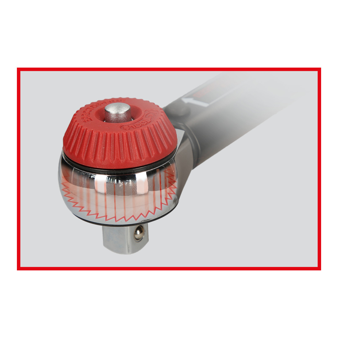 KS Tools Clé dynamométrique à cliquet ERGOTORQUEprecision 1/2" avec bouton rotatif