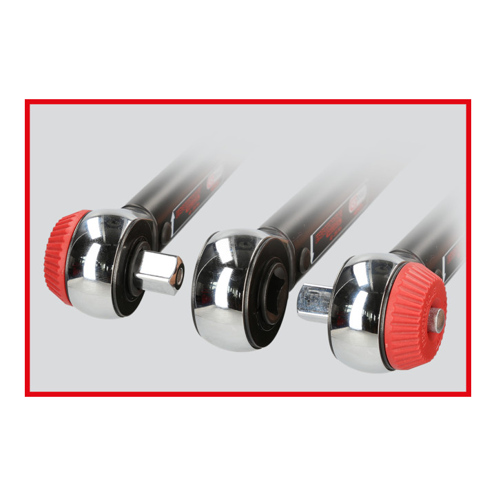 Clé dynamométrique KS Tools 1/2" ERGOTORQUE®precision à carré d'entraînement bouton