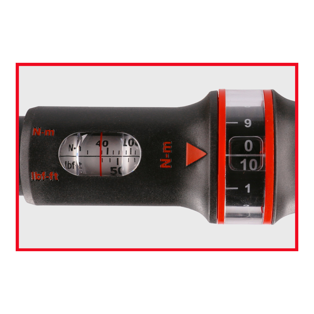 KS Tools Clé dynamométrique à cliquet ERGOTORQUEprecision 1/2" avec bouton rotatif