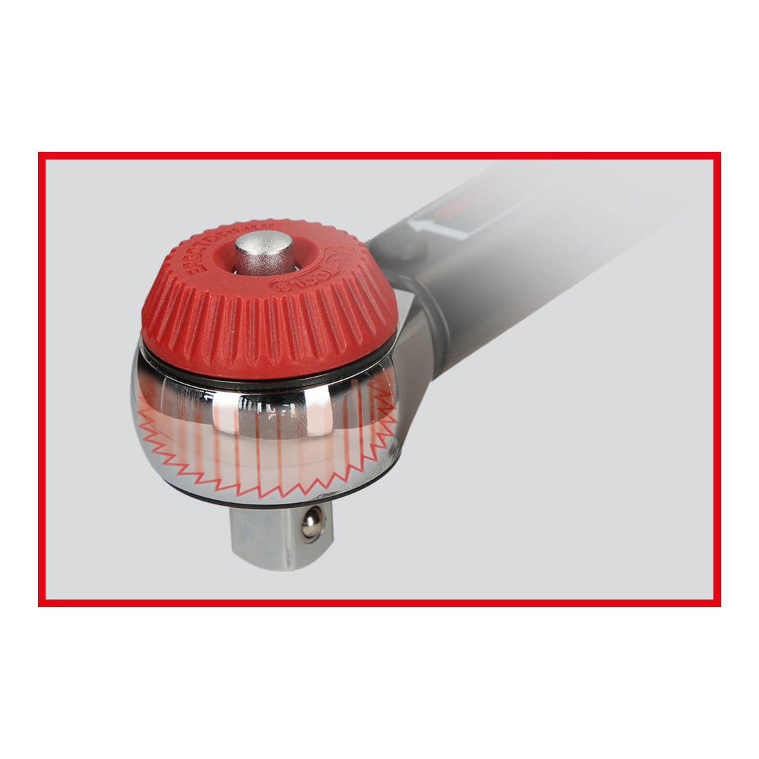 KS Tools Clé dynamométrique à cliquet ERGOTORQUEprecision 1/2" avec bouton rotatif