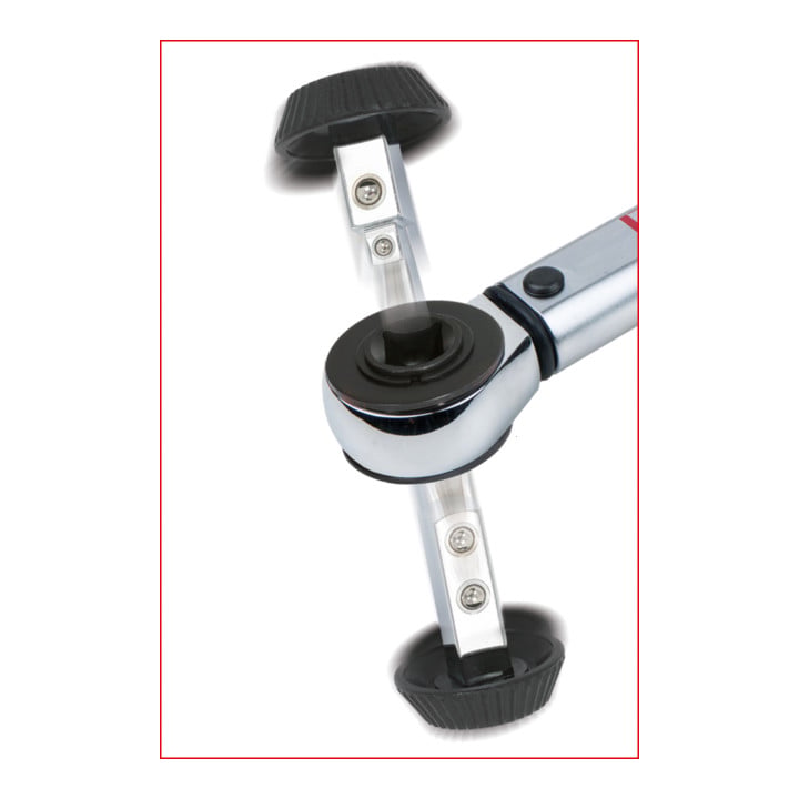 Clé dynamométrique KS Tools ERGOTORQUE®precision 1/2" 40-200 Nm à cliquet réversible Quick-Lock
