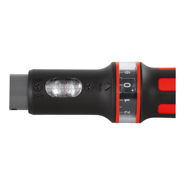 Clé dynamométrique KS Tools ERGOTORQUE®precision 1/2" 40-200 Nm à cliquet réversible Quick-Lock