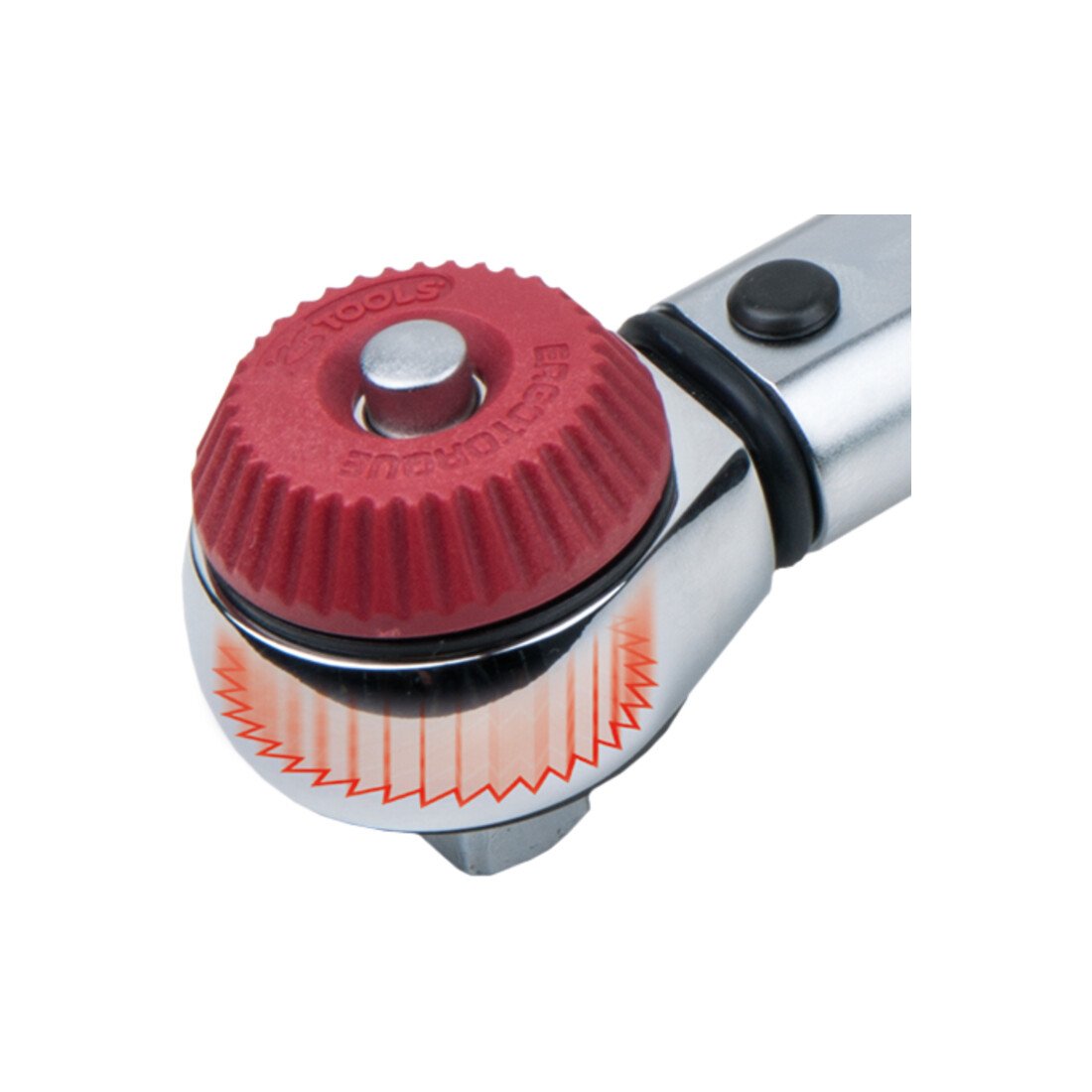 Clé dynamométrique KS Tools ERGOTORQUE®precision 1/2" 40-200 Nm à cliquet réversible Quick-Lock