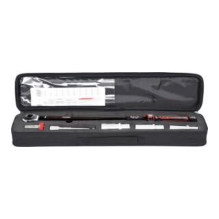 Clé dynamométrique KS Tools ERGOTORQUEprecision avec trousse, 40-200Nm, 5 pcs.