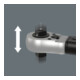 Clé dynamométrique réglable Wera pour serrage à droite et à gauche, 20-100 Nm, 1/2" x 20-100 Nm-4