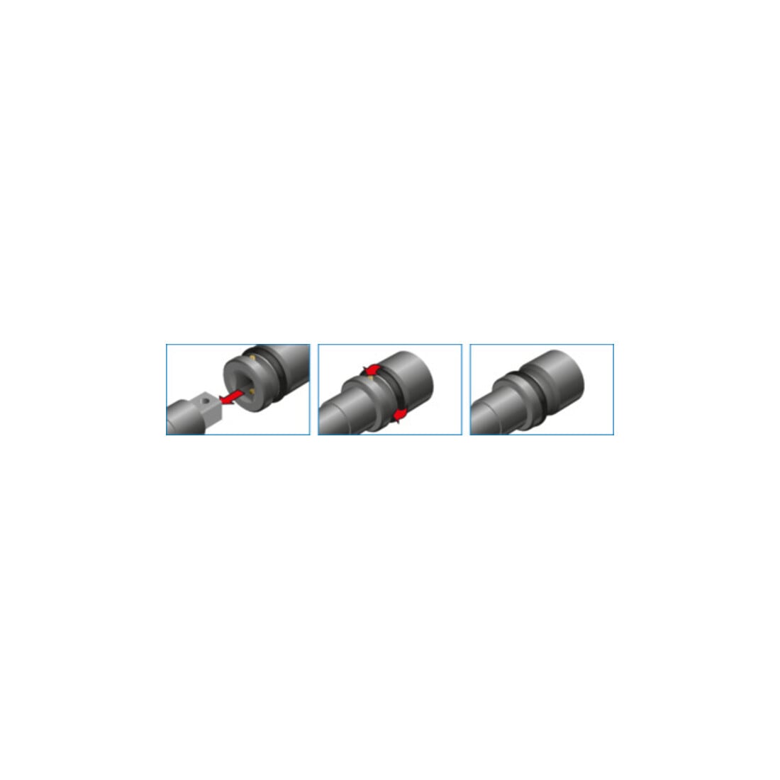 Tournevis électrique Gedore embout 3/4 pouce Impact-Fix, long